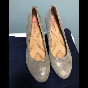 Comfortiva Tan Sparkling Pumps